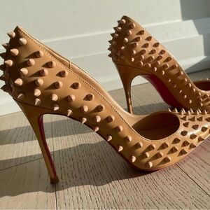 Gorgeous Nude Studded 4”Heels